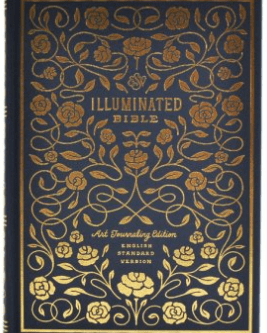 ESV Illuminated Bible: Art Journaling Edition, Blue Clothbound Hardcover With Slipcase