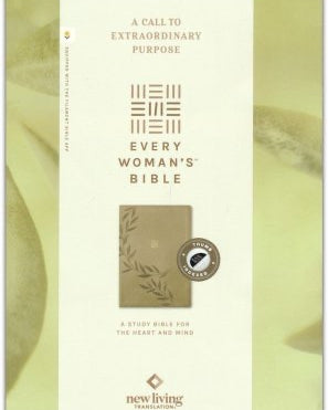 NLT Every Woman's Bible, Indexed, Olive Branch Green Leatherlike