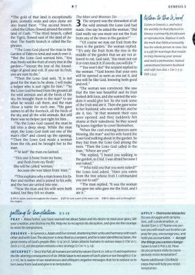 NLT Courage For Life Study Bible, Brushed Aqua Blue