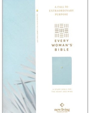 NLT Every Woman's Bible, Indexed, Sky Blue Leatherlike
