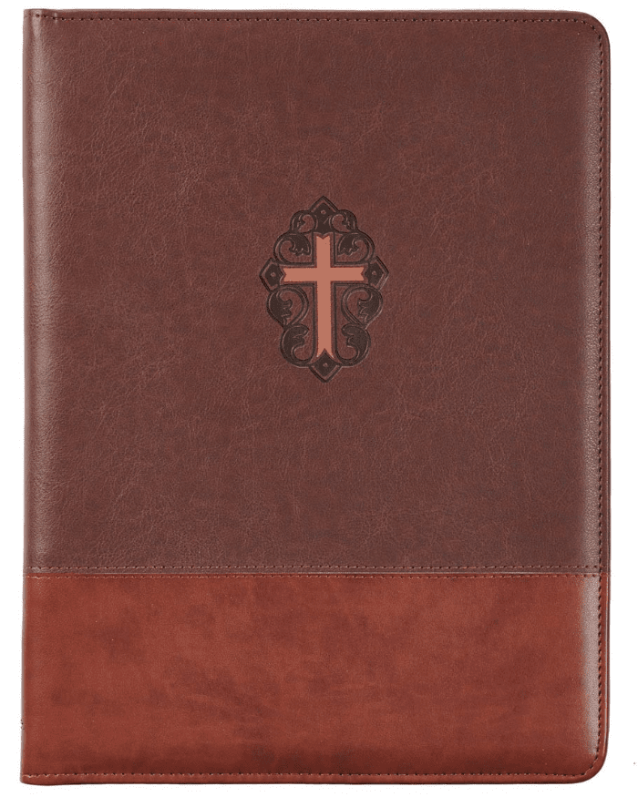 Brown two Tone Cross Folder