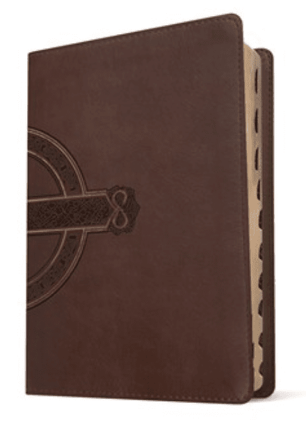 NLT Giant Print Compact - Mahogany Indexed Fillament