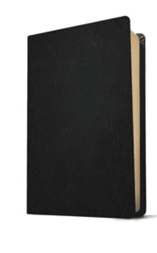 KJV Thinline Bible, Large Print Indexed,Black Genuine Leather