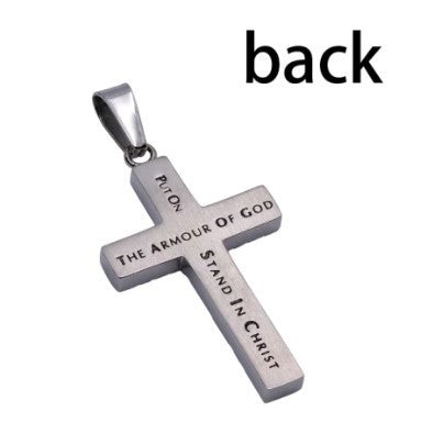 Men's Silver Diamond Back Cross Collection