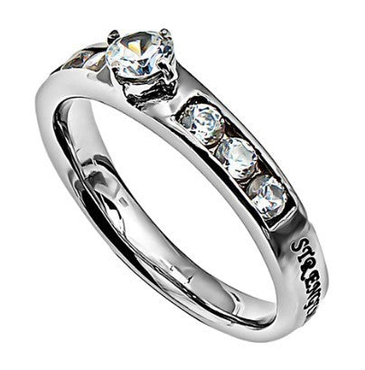 Women's Princess Solitaire Ring