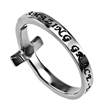 Women's Sideways Cross Ring