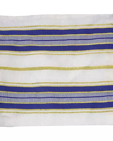 Tallit Bag Acrylic Blue Strip 2803