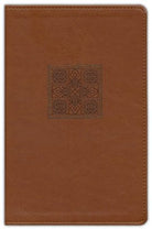 NASB 1995 Text Large Print Indexed Bible, Brown Leathersoft