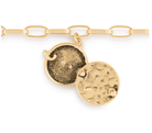 Gold Love You Locket Bracelet