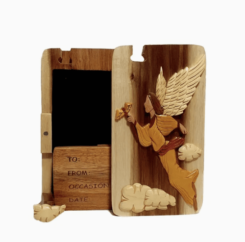 Healing Angel - Hand Carved Gift Box