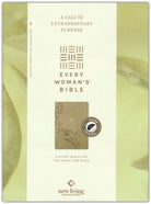 NLT Every Woman's Bible, Indexed, Olive Branch Green Leatherlike