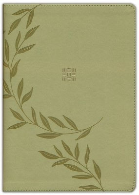 NLT Every Woman's Bible, Indexed, Olive Branch Green Leatherlike