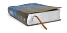 NIV Woman's Study Bible, Large Print, Blue/Brown Leathersoft