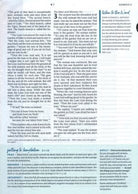 NLT Courage For Life Study Bible, Brushed Aqua Blue