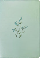 NLT Large Print Zippered Thinline Reference Bible, Indexed, Baby Blue Blossoms