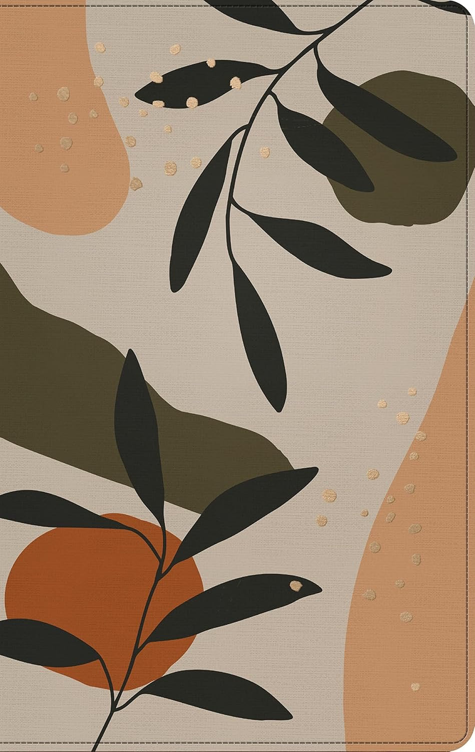 NLT Thinline Reference Zippered Bible, Indexed, Sunset Branches Leatherlike