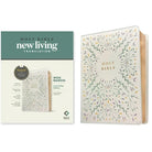 NLT Wide Margin Indexed Journaling Bible, Grace & Bloom Leatherlike