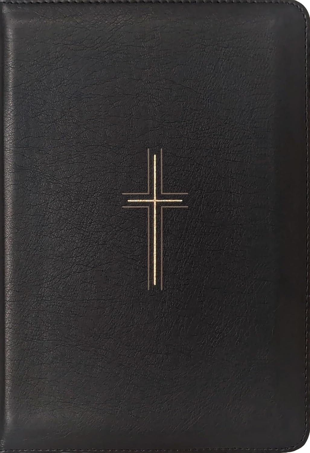NLT Large Print Thinline Reference Zippered Bible, Indexed, Black Cross