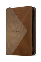 NLT Large Print Filament Thinline Zippered Reference Bible, Indexed, Messenger Stone & Camel Leatherlike