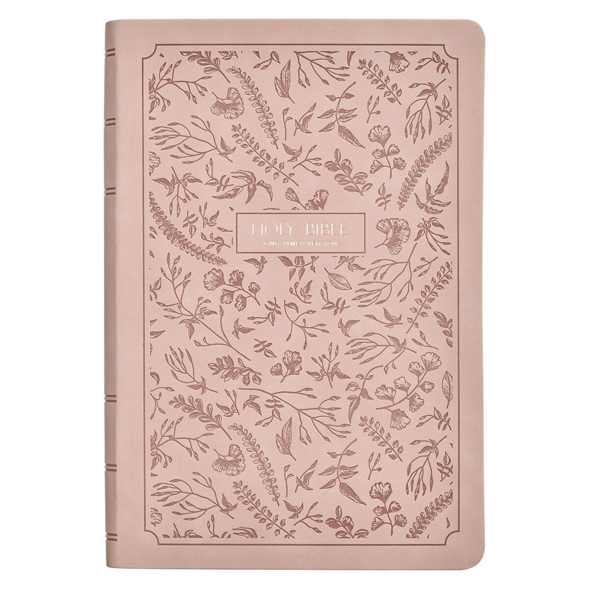 KJV Giant Print Bible, Indexed, Pink Faux Leather