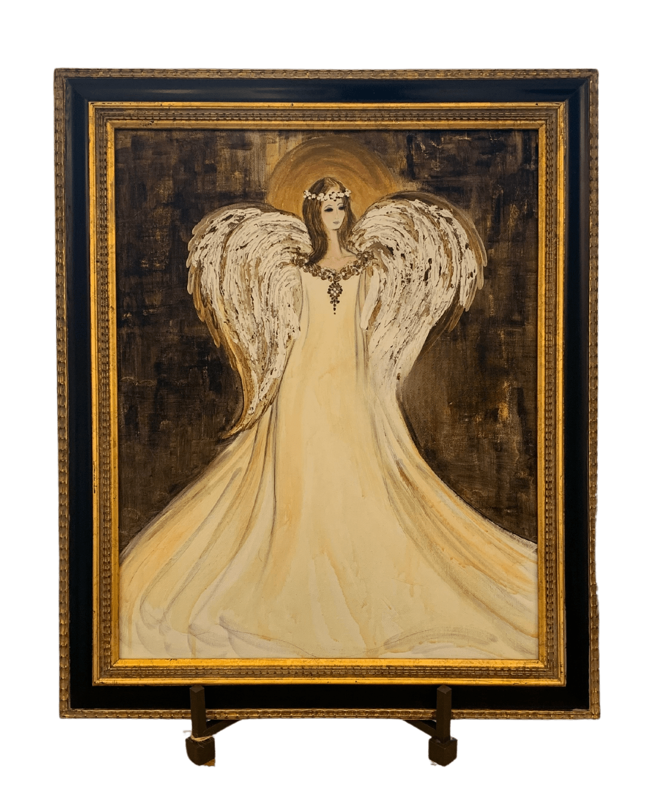 Angel - White Watercolor 16x20