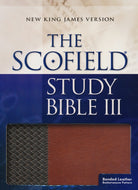 NKJV Scofield Study Bible III – Brown/Tan Basketweave Bonded Leather, Indexed