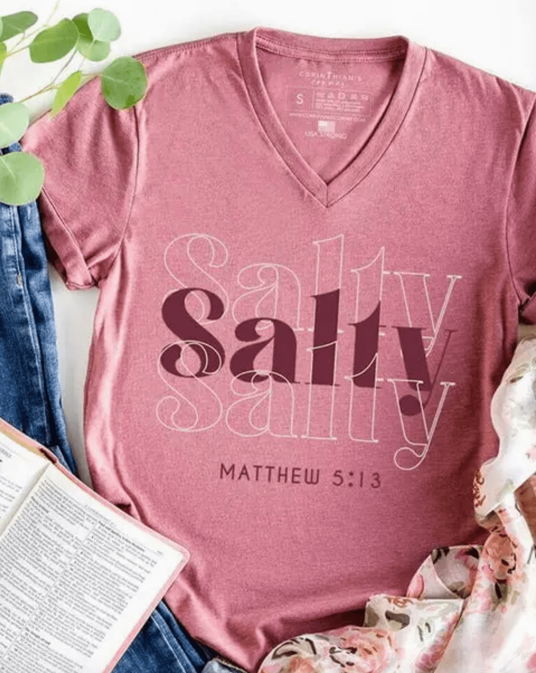 Salty V-Neck - L