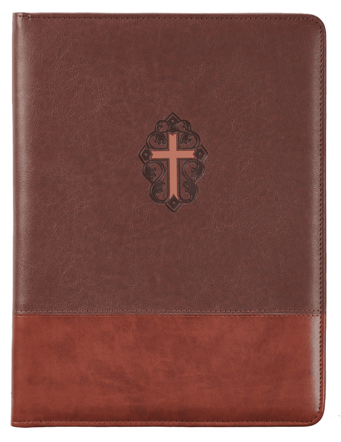 Brown two Tone Cross Folder