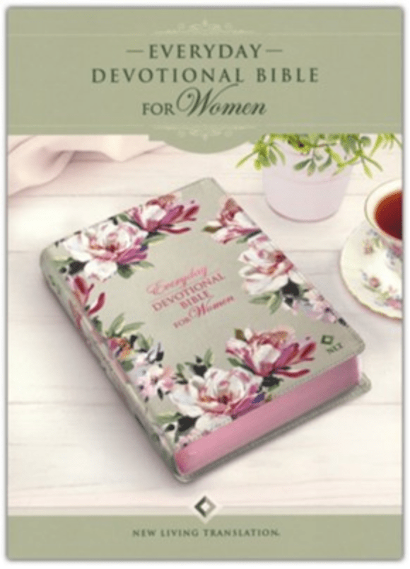 Devotional Bible NLT Floral