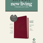 NLT Personal Size Giant Print Bible, Filament-Enabled Edition Cranberry