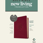 NLT Personal Size Giant Print Bible, Filament-Enabled Edition Cranberry with Index