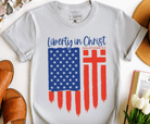 Liberty In Christ Graphic Tee Shirt