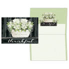 Thankful And Blessed Boxed Cards-White Hydrangeas