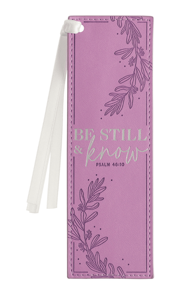 Bookmark Purple Be Still