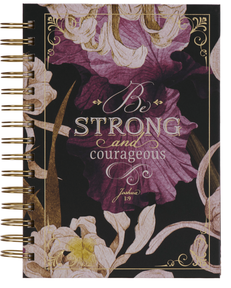 Strong and Courageous Wirebound Journal