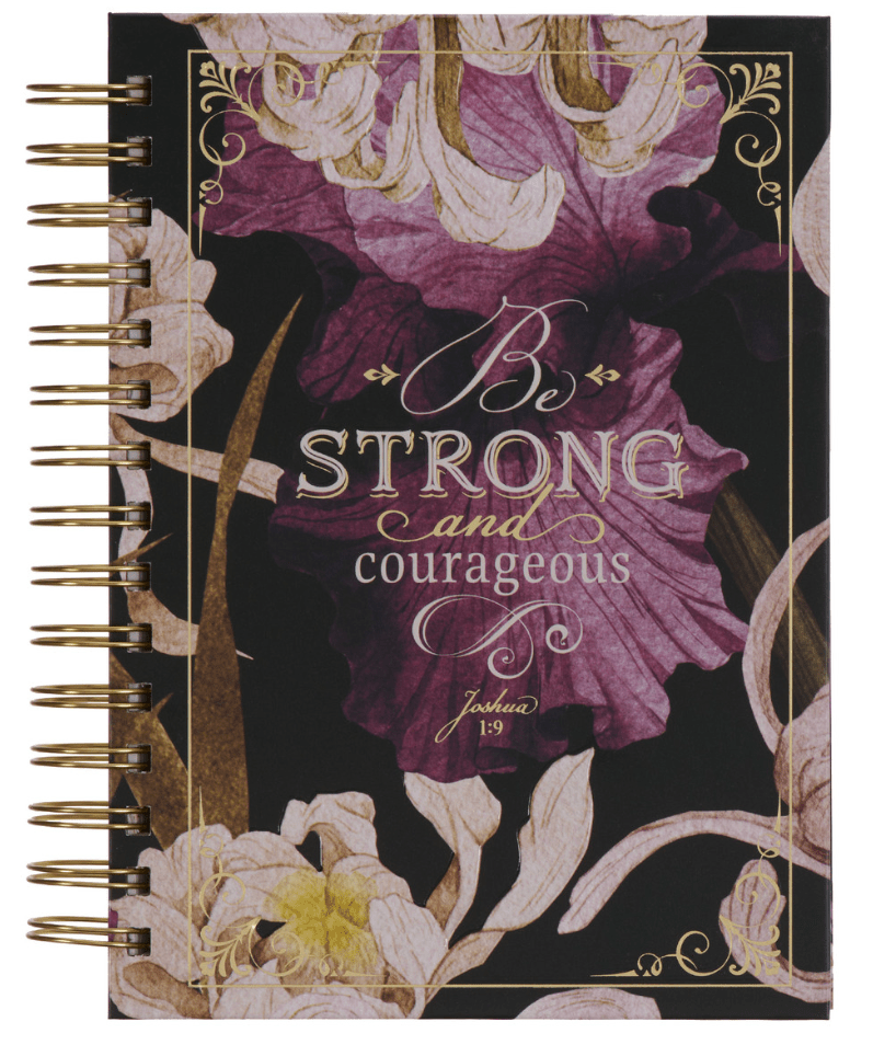 Strong and Courageous Wirebound Journal