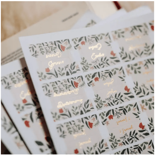 Rust Floral Bible Tabs