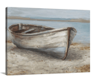 White Wash Boat 24x18 Canvas