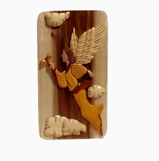 Healing Angel - Hand Carved Gift Box