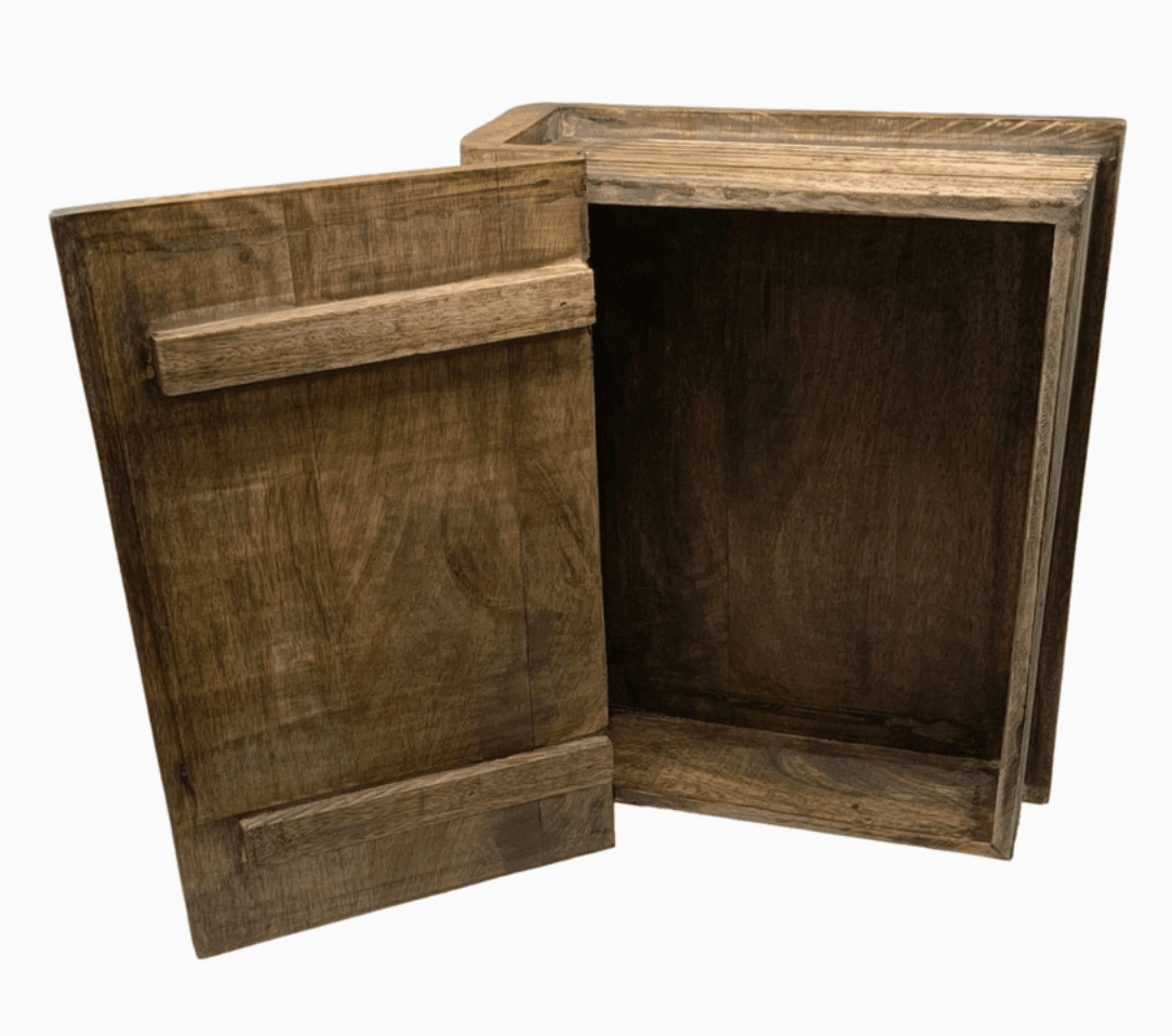 Resurrection Cross Hinged Book Box