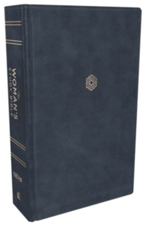 NIV Woman's Study Bible-Blue Leathersoft