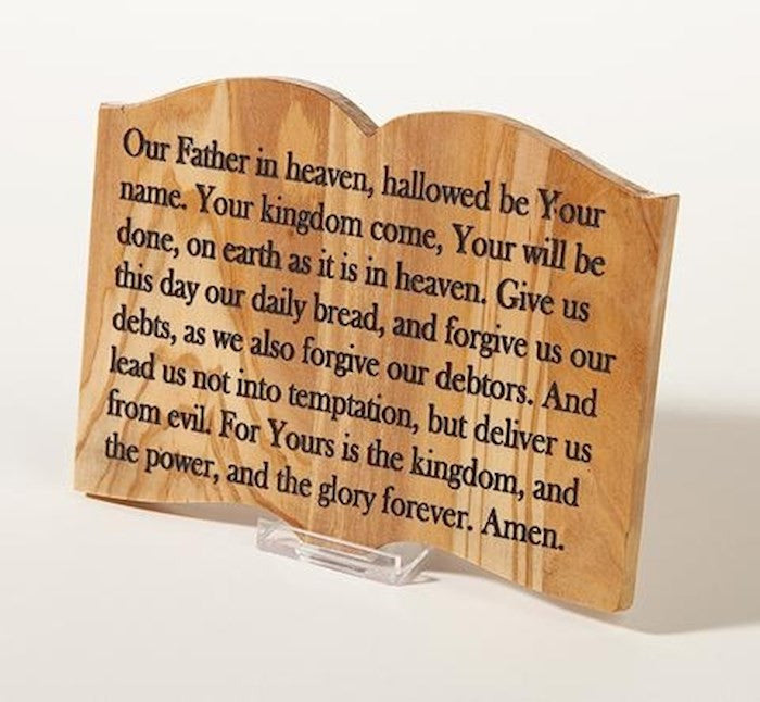 Lord's Prayer Tablet, Olivewood
