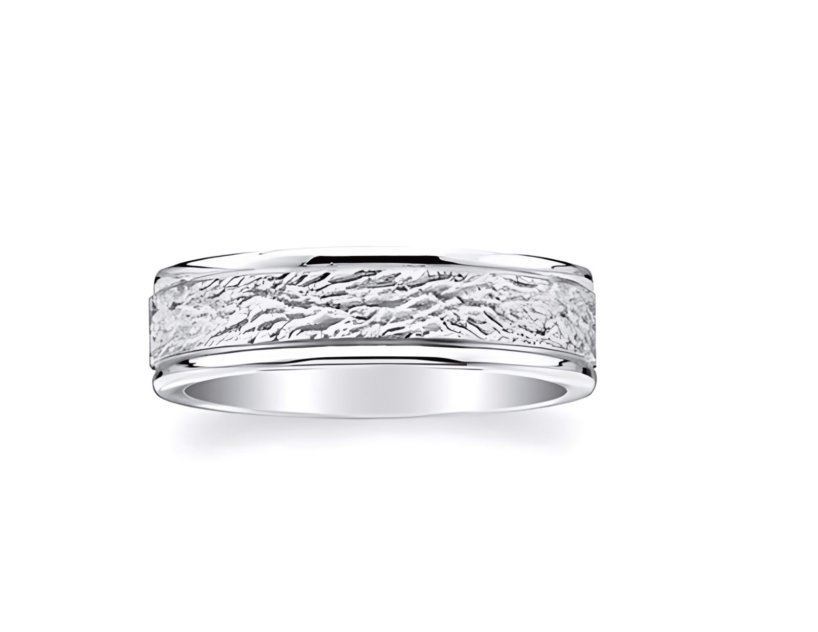 Ornate White Gold 14K