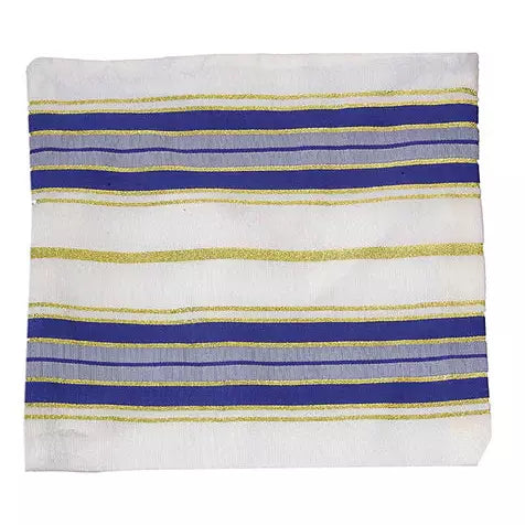 Tallit Bag Acrylic Blue Strip 2803