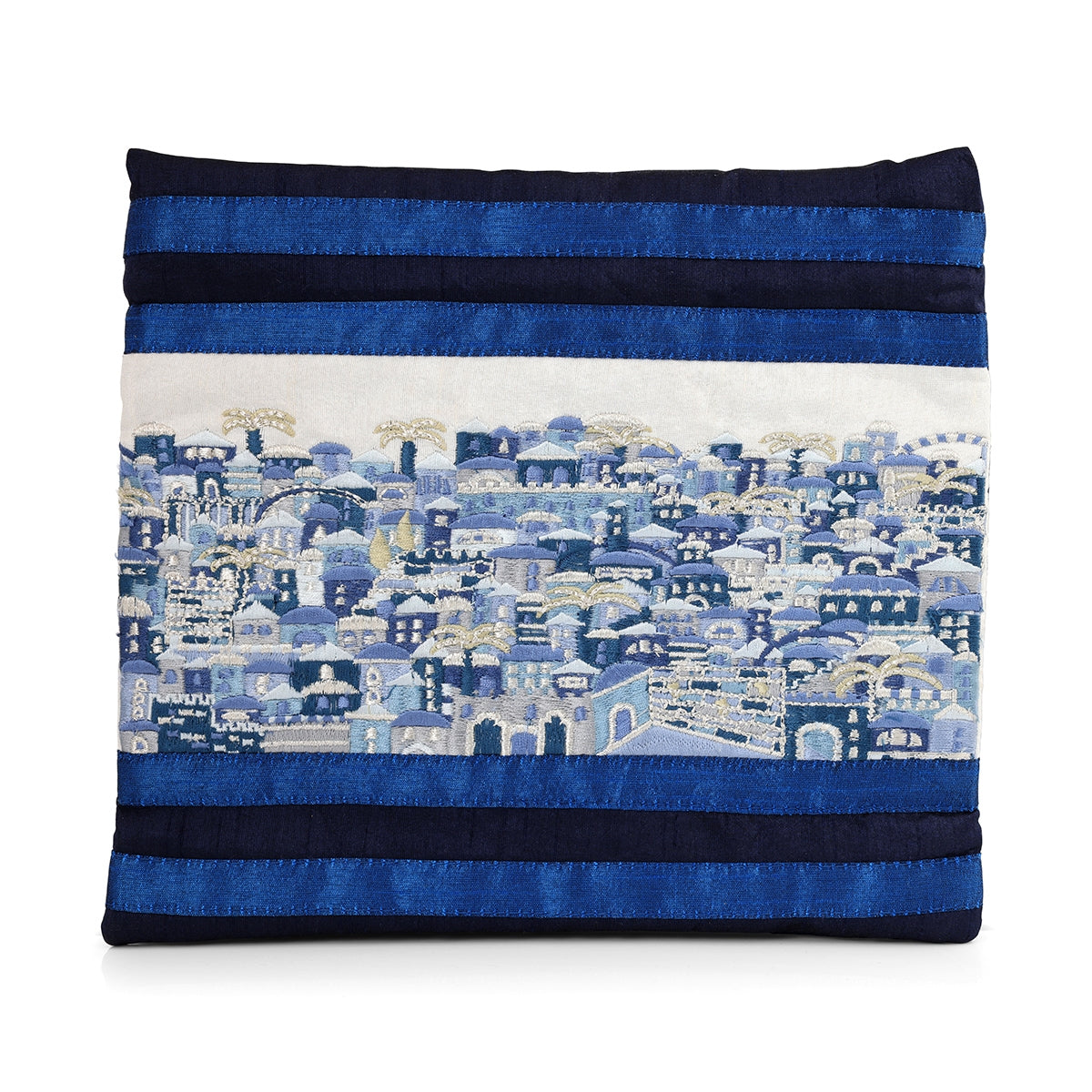 Embroidery Tallit Bag Blue
