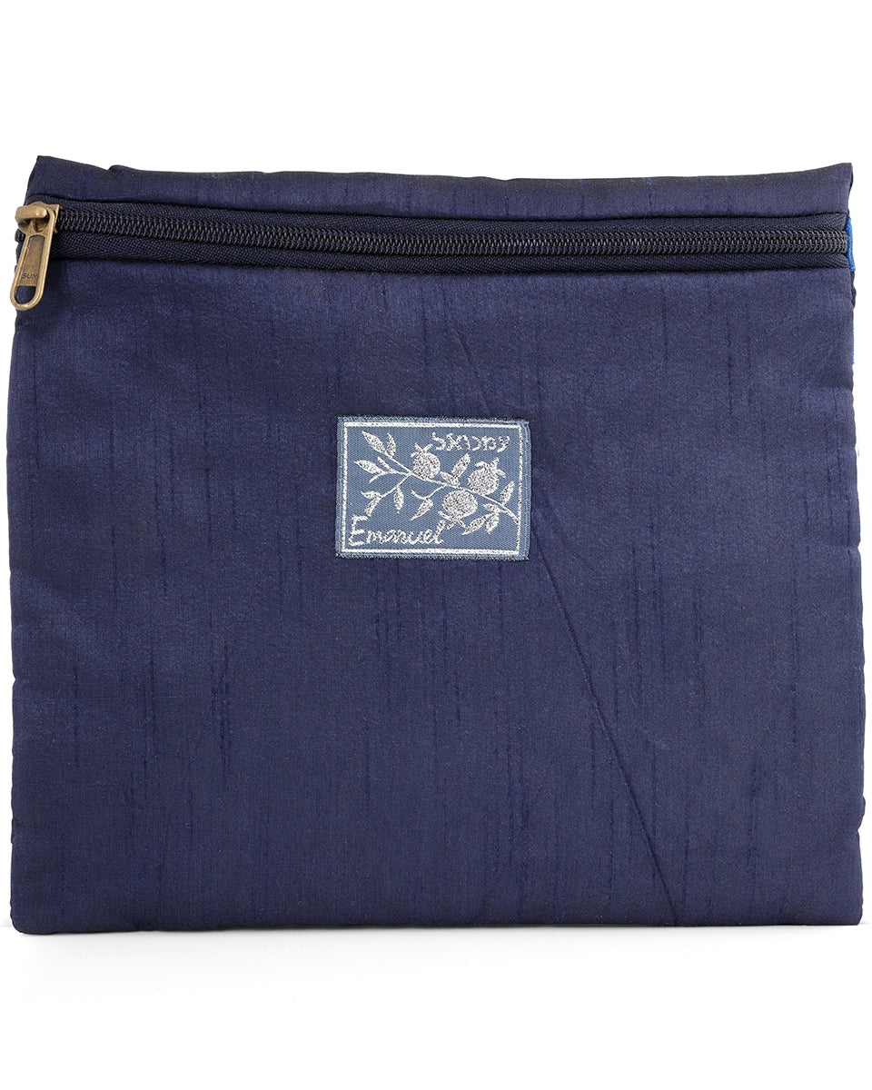 Embroidery Tallit Bag Blue