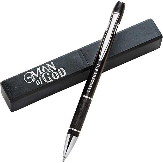 Pen In Case - Man Of God - Black