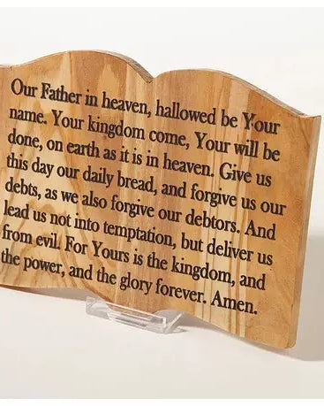 Olivewood Lord's Prayer