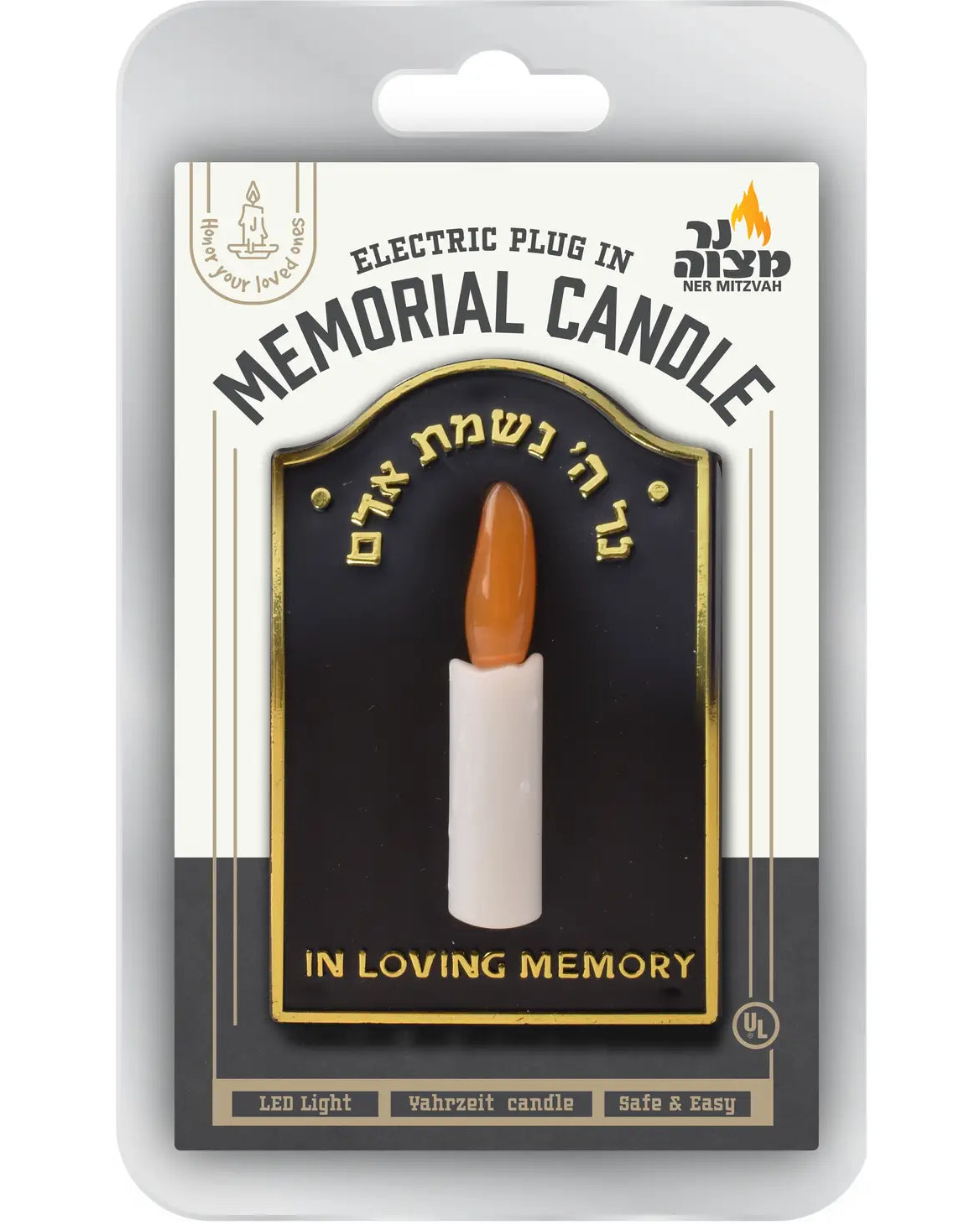 LED Plug-In Memorial Candle