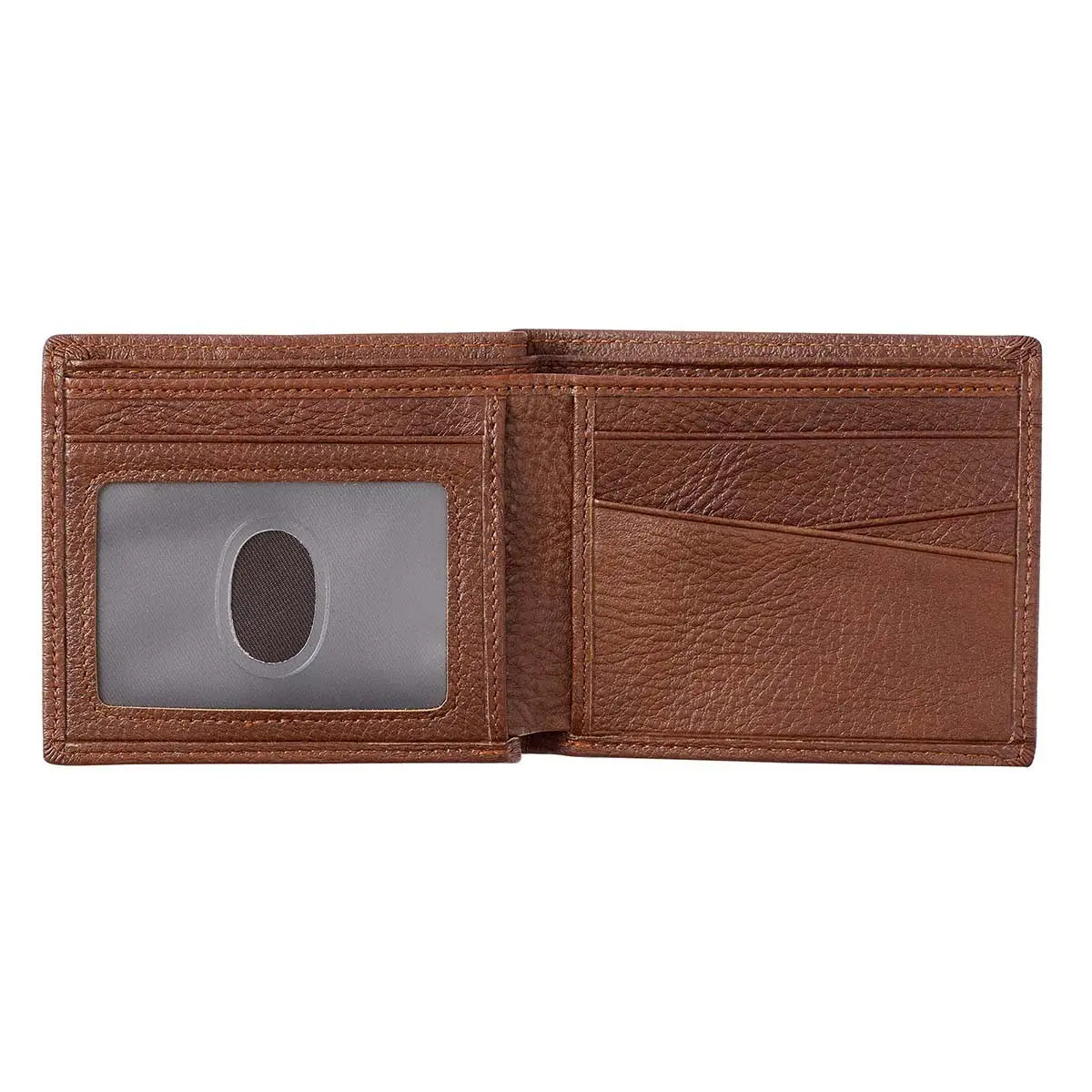 Blessed Is The Man Timber Spice Brown Genuine Leather Wallet - Jeremiah 17:7